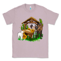 Lilac jesus holy night cows and sunflowers Classic Tee - AdoDesignShop