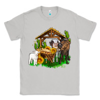 Moon Dust jesus holy night cows and sunflowers Classic Tee - AdoDesignShop