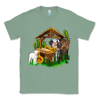 Sage jesus holy night cows and sunflowers Classic Tee - AdoDesignShop