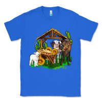 True Royal jesus holy night cows and sunflowers Classic Tee - AdoDesignShop