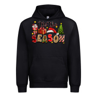 Black tis the season christmas Urban Hoodie - texasbilliewilder
