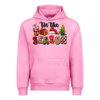Fuchsia Pink tis the season christmas Urban Hoodie - texasbilliewilder