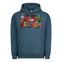 Pigment Midnight Navy tis the season christmas Urban Hoodie - texasbilliewilder