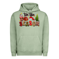 Pigment Oil Green tis the season christmas Urban Hoodie - texasbilliewilder