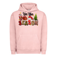 Pigment Salmon tis the season christmas Urban Hoodie - texasbilliewilder