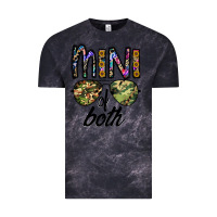 Cloud Black mini of both Vintage Tee - CowhideDigitalArt