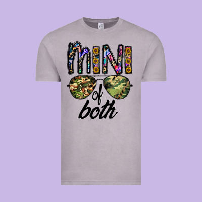 Mini Of Both Vintage Tee Designed By Cowhidedigitalart