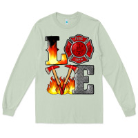 Matcha firefighter love Long Sleeve Tee - Artiststas
