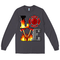 Smoke firefighter love Long Sleeve Tee - Artiststas