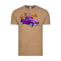 Vintage Coffee mardi gras truck king's cake Vintage Tee - FaDigitalArtStudio