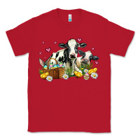 Red easter cows with chicks Classic Tee - AdoDesignShop