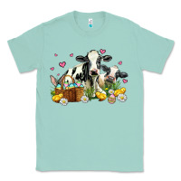 Easter Cows With Chicks Classic Tee | Teevron