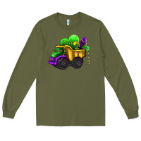 Army Green loads of mardi gras truck Long Sleeve Tee - AdoDesignShop