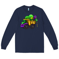 Navy loads of mardi gras truck Long Sleeve Tee - AdoDesignShop