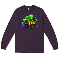 Plum loads of mardi gras truck Long Sleeve Tee - AdoDesignShop