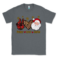 Charcoal Heather peace love santa Classic Tee - JahusDesignShop