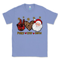 Colony Blue peace love santa Classic Tee - JahusDesignShop