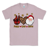 Lilac peace love santa Classic Tee - JahusDesignShop