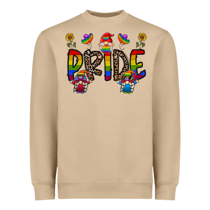 Pride Gnome Heavyweight Sweatshirt by CowhideDigitalArt | Teevron