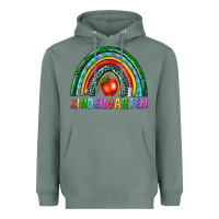 Sage rainbow kindergarten Heavyweight Hoodie - NancyCooperArtShop