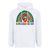 White rainbow kindergarten Heavyweight Hoodie - NancyCooperArtShop