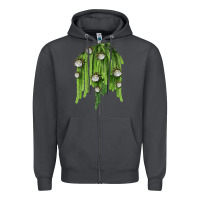 Smoke Selenicereus Cactus Zipper Hoodie - LillyAllenDesigns