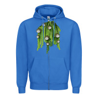 True Royal Selenicereus Cactus Zipper Hoodie - LillyAllenDesigns