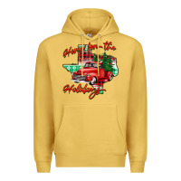 Antique Gold home for the holidays texas Premium Hoodie - BarkalooDesign