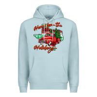 Blue Mist home for the holidays texas Premium Hoodie - BarkalooDesign