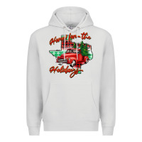 Dove Grey home for the holidays texas Premium Hoodie - BarkalooDesign