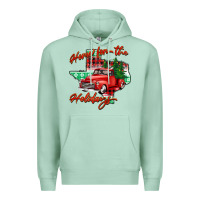 Seafoam home for the holidays texas Premium Hoodie - BarkalooDesign