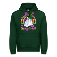Forest Green Boo-tiful ghost Urban Hoodie - NancyCooperArtShop