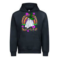 Navy Boo-tiful ghost Urban Hoodie - NancyCooperArtShop