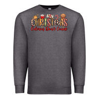 Charcoal Heather christmas calories dont count Premium Sweatshirt - MaliasSmallBusiness
