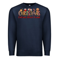 Navy christmas calories dont count Premium Sweatshirt - MaliasSmallBusiness