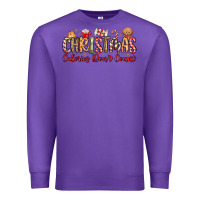 Purple christmas calories dont count Premium Sweatshirt - MaliasSmallBusiness