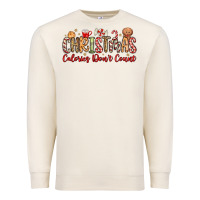 Sandshell christmas calories dont count Premium Sweatshirt - MaliasSmallBusiness