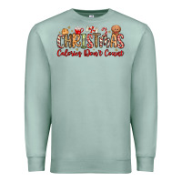 Seafoam christmas calories dont count Premium Sweatshirt - MaliasSmallBusiness
