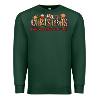 Sports Green christmas calories dont count Premium Sweatshirt - MaliasSmallBusiness