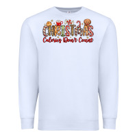 White christmas calories dont count Premium Sweatshirt - MaliasSmallBusiness