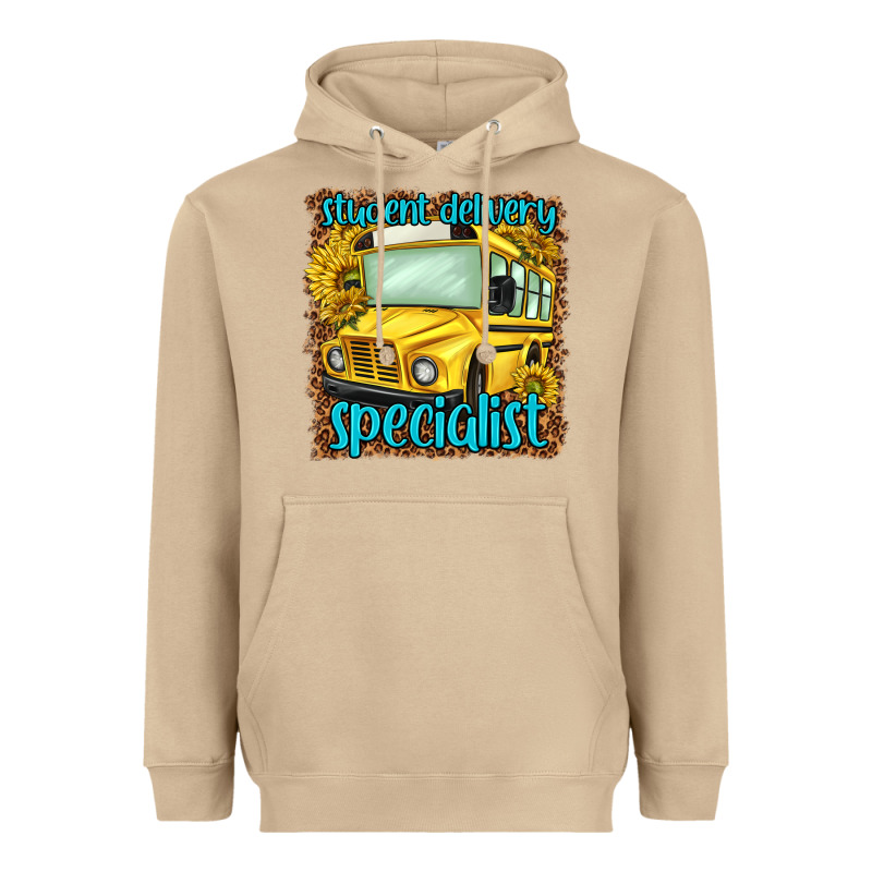 Student Delivery Specialist Heavyweight Hoodie by NancyCooperArtShop | Teevron