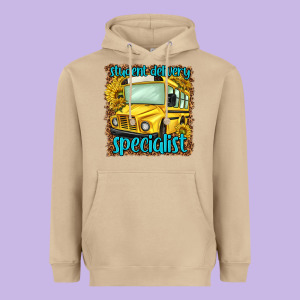Student Delivery Specialist Heavyweight Hoodie Designed By Nancycooperartshop