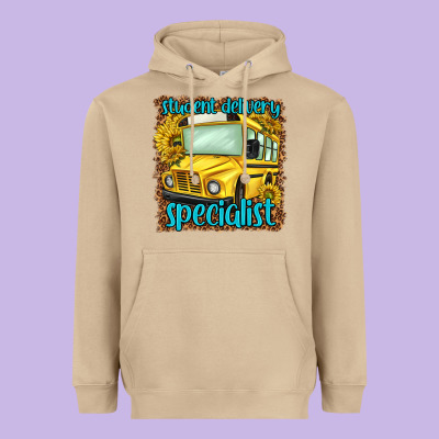 Student Delivery Specialist Heavyweight Hoodie Designed By Nancycooperartshop