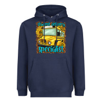Navy student delivery specialist Heavyweight Hoodie - NancyCooperArtShop