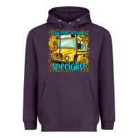 Plum student delivery specialist Heavyweight Hoodie - NancyCooperArtShop