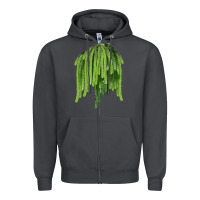 Smoke Selenicereus Cactus Zipper Hoodie - LillyAllenDesigns