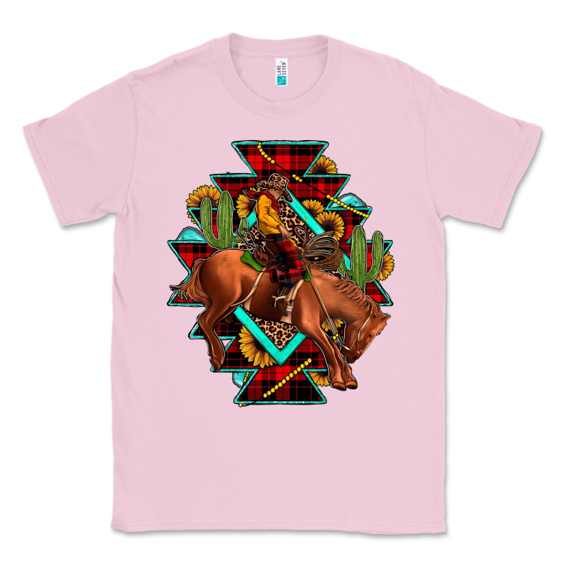 Aztec Rodeo Cowboy Christmas Classic Tee by JahusDesignShop | Teevron