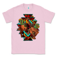 Bubblegum Pink aztec rodeo cowboy christmas Classic Tee - JahusDesignShop