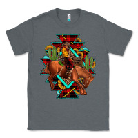 Charcoal Heather aztec rodeo cowboy christmas Classic Tee - JahusDesignShop