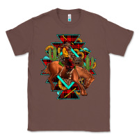 Chestnut aztec rodeo cowboy christmas Classic Tee - JahusDesignShop